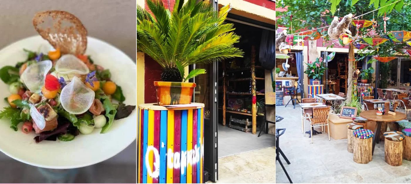 L'entrée et la terrasse de O tapas'oif