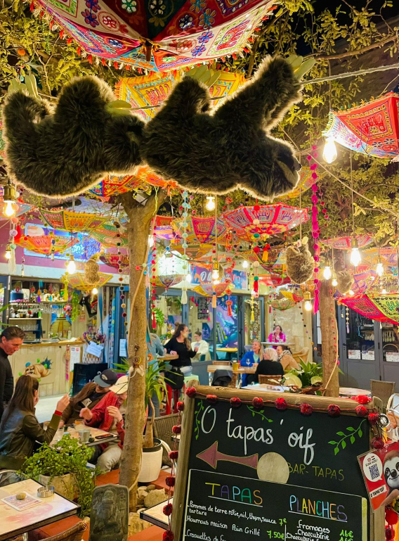Terrasse la nuit